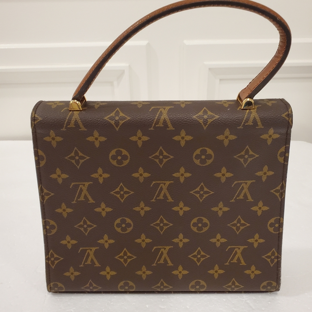 Louis Vuitton RARE vintage 🥳3X HOST PICK🥳Malesherbes Kelly Satchel - Picture 2 of 16